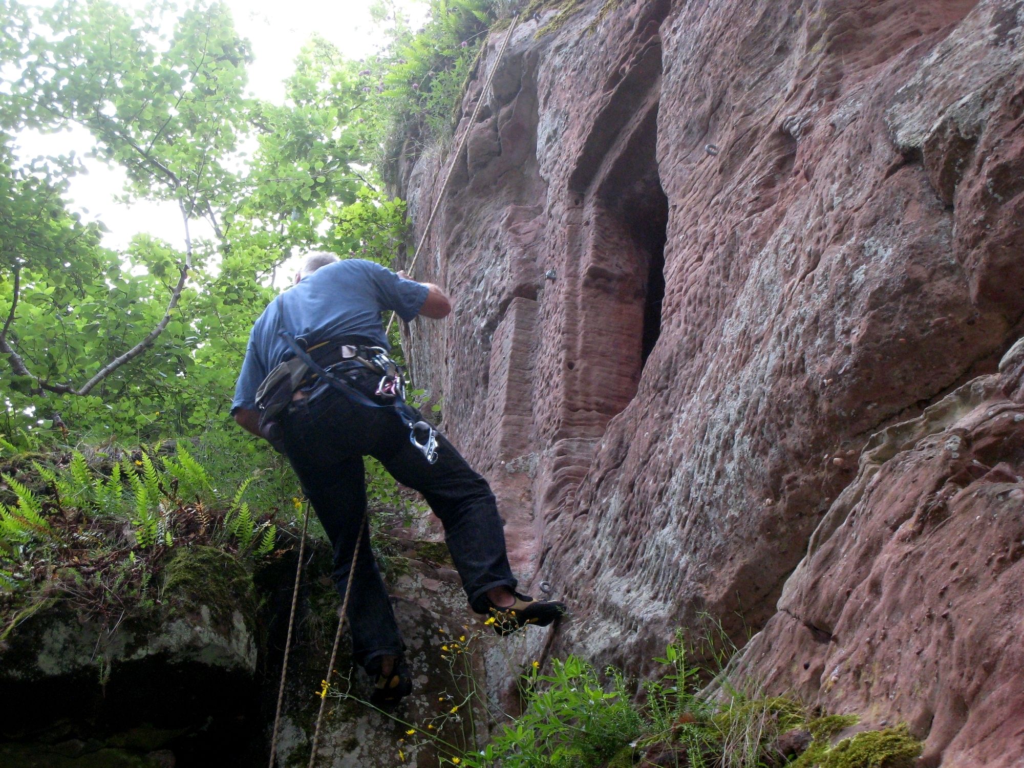 escalade du Rocher du Wineck