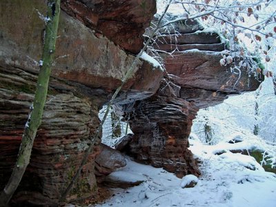 Les rochers glacés de l'Arnsberg