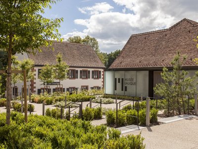 Jardin intérieur du musée Lalique