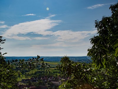 Vue sur Oberbronn et la Plaine d'Alsace