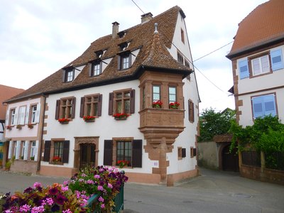 Maison de l'Ami Fritz, et son oriel typique de l'architecture de la Renaissance alsacienne