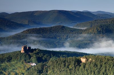 Panorama sur les Vosges du Nord