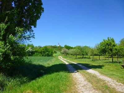 Un raccourci vers la chapelle du Kirchberg