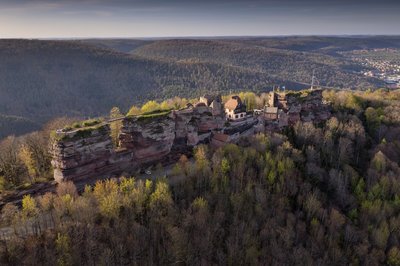 vue aérienne du Haut-Barr